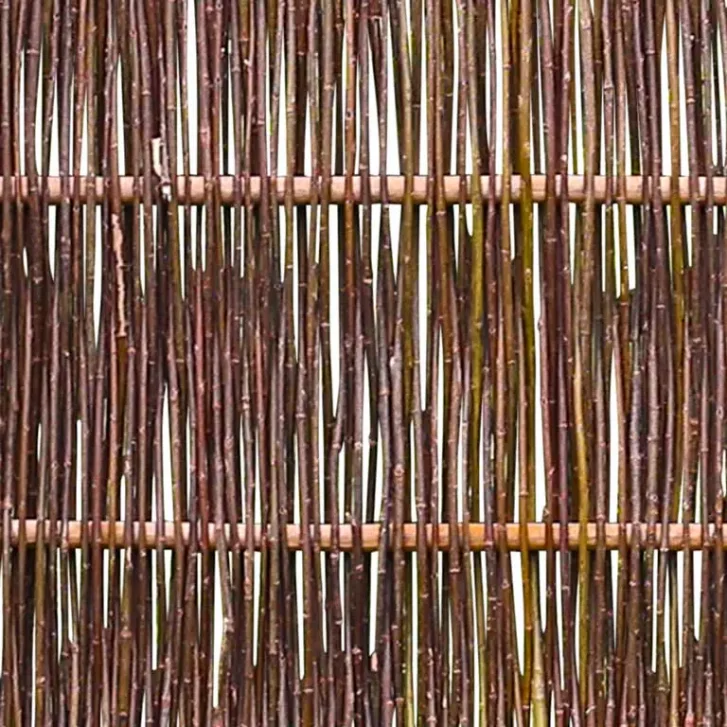 Weidenzaun Standard -LATO- mit seidlichem Rahmen, 90cm x 180cm