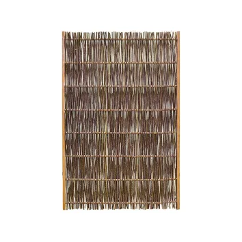 Weidenzaun Standard -LATO- mit seitlichem Rahmen, 120cm x...