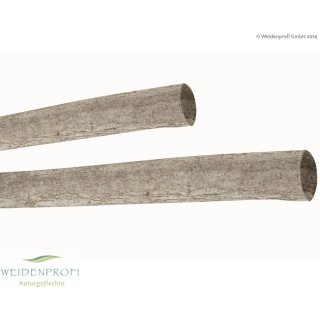 Holzpfosten Hasel, ungespitzt, rund, naturbelassen, Ø 6 - 10 cm, 200 cm lang