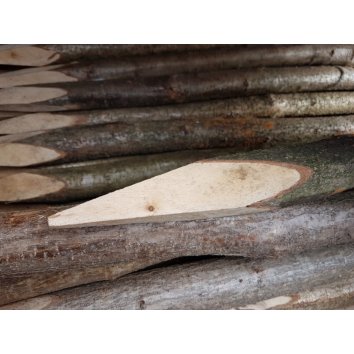 Holzpfosten Hasel naturbelassen gespitzt Ø 6 - 10,...
