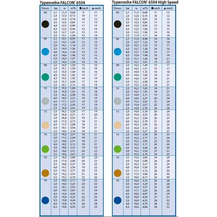 Rain Bird Versenkregner FALCON-6504-FC-SS Vollkreis 360°