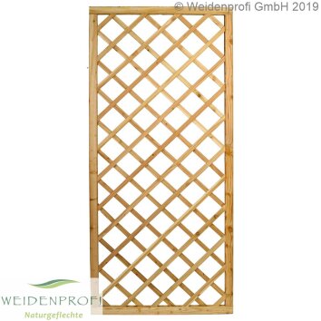 Zaun-Modul Rankgitter, Raute Kiefer 90 x180