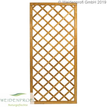 Zaun-Modul Rankgitter, Raute Lärche 90 x 180