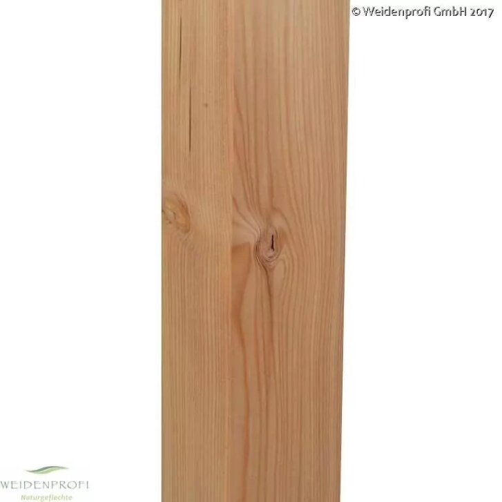 Holzpfosten, Zaunpfosten Lärche, 9 x 9 Rundkopf 95 cm