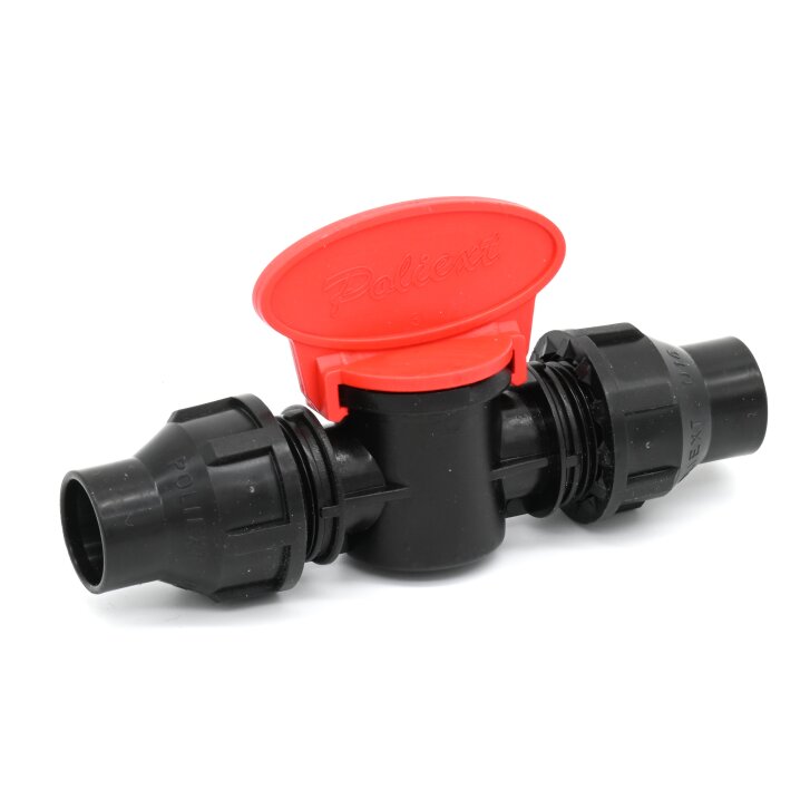 Poliext Anschlussstücke Lock 16 mm, für Tropfschlauch Kugelhahn 16 mm