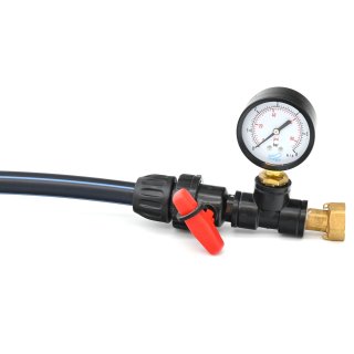 Messgerät Druck / Durchfluss zur Bestimmung der Wassermenge
