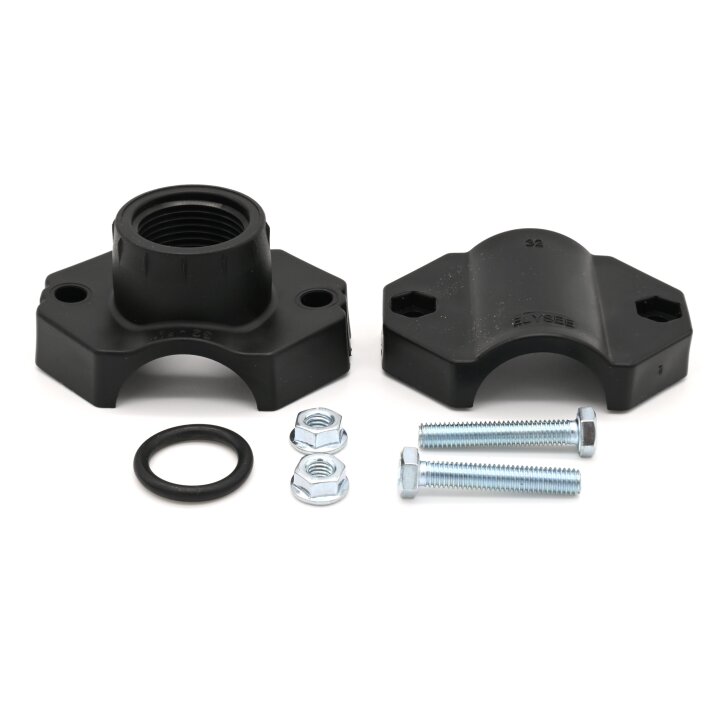 Anbohrschelle für PE-Rohr 25 mm x 3/4"