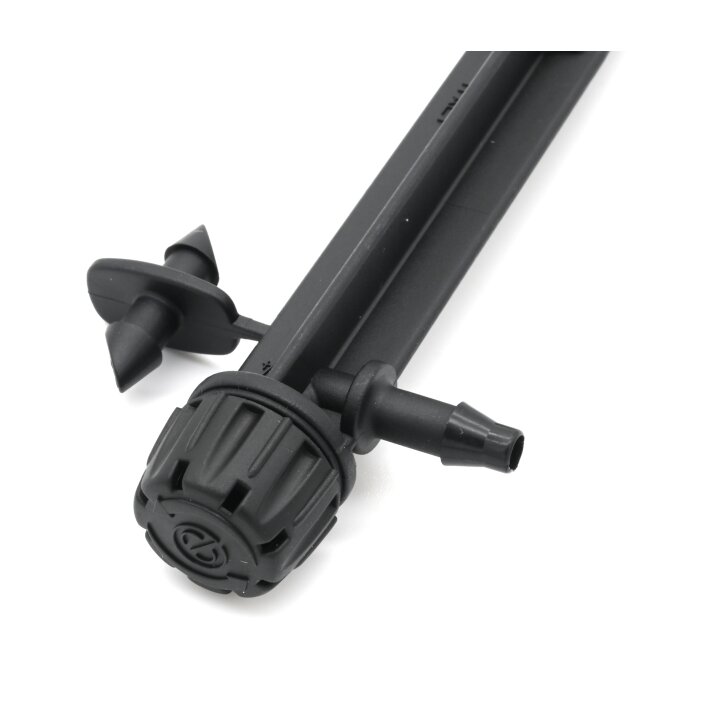 Ottima 360° einstellbarer 8 Strahl Sprüher Tropfer 150 mm Spiess, 0 - 60 l/h, 80 cm, 3/16", 4,5 mm barb