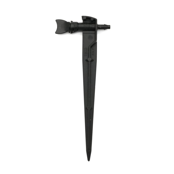 Teco Einstellbarer Tropfer 0-6 l/h endständig 4.5 mm Barb