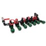 Ventilverteiler mit 6 Hunter Ventilen, mit Filter und Entlüftung 7 x 25 mm