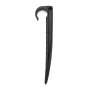 Erdspieß/ Erdhacken für Tropfrohr 16-20 mm Schwarz