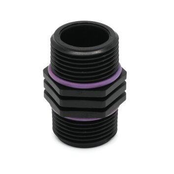 Tavlit Doppelnippel mit O-Ring 1" AG x 1" AG