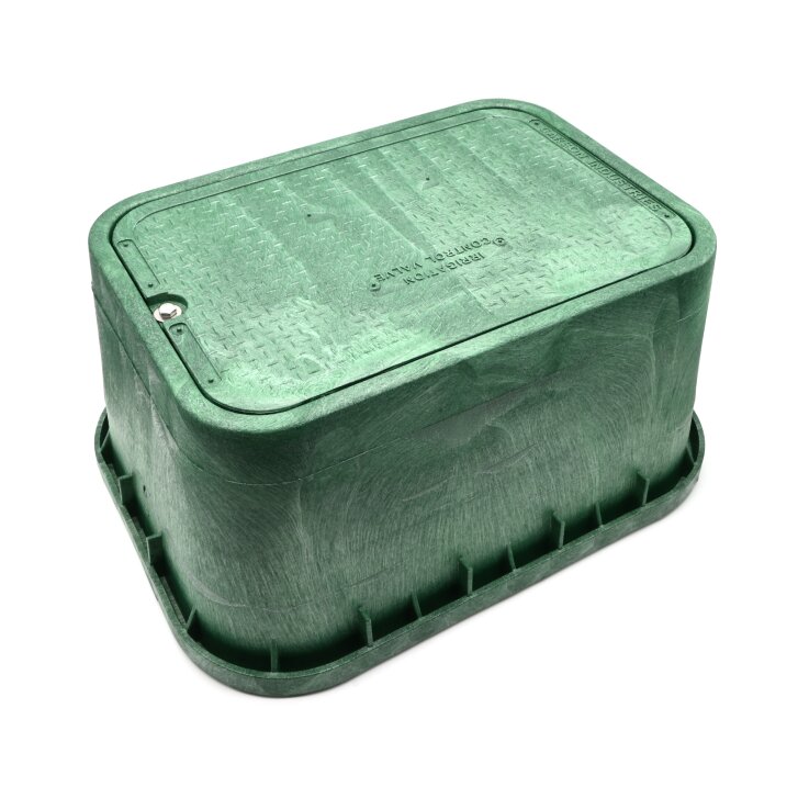 CARSON Ventilschacht Typ 1220-12 | Rechteckig 38 × 54 cm, Höhe 31 cm, PE-HD, Grün