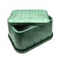 CARSON Ventilschacht Typ 1220-12 | Rechteckig 38 × 54 cm, Höhe 31 cm, PE-HD, Grün