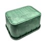 CARSON Ventilschacht Typ 1220-12 | Rechteckig 38 × 54 cm, Höhe 31 cm, PE-HD, Grün