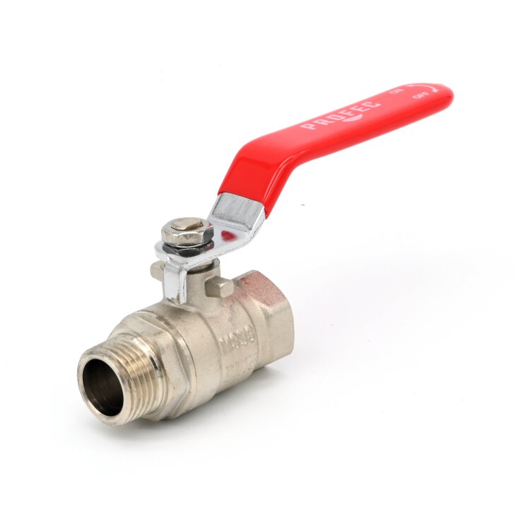 Profec Kugelhahn 25 bar Typ 104, 1/2" Innengewinde x Außengewinde