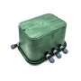 Montierte Standard Ventilbox mit 3 Hunter Ventilen, Filter, Kugelhahn und Entlüftung (verschiedene Ausführungen)