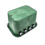Montierte Standard Ventilbox mit 4 Hunter Ventilen, Filter, Kugelhahn und Entlüftung 25 mm