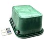 Montierte Jumbo Ventilbox mit 8 Hunter Ventilen, Filter, Kugelhahn und Entlüftung (verschiedene Ausführungen)