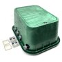 Montierte Jumbo Ventilbox mit 6 Hunter Ventilen, Filter, Kugelhahn und Entlüftung - Anschlüsse 32 mm