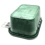 Montierte Jumbo Ventilbox mit 8 Hunter Ventilen, Filter, Kugelhahn und Entlüftung - ohne Anschlüsse