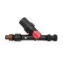 Tropfrohr-Anschluss an 3/4" mit Druckreguliertem Filter auf 2,0 Bar