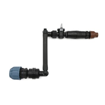 Tropfrohr-Anschluss mit Swing Joint an PE Rohr...