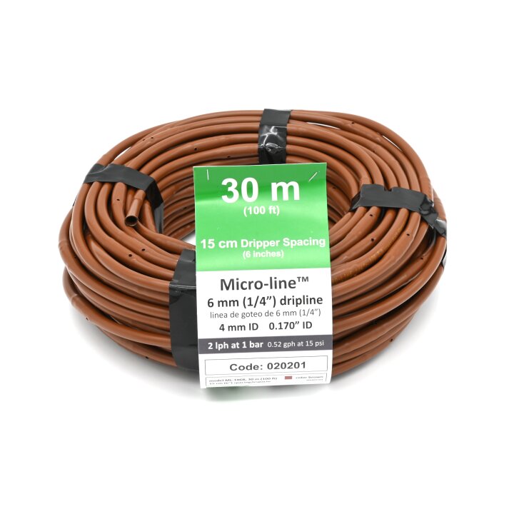 Teco Micro-Line 4/6 mm Mikrotropfrohr, Tropferabstand 15 cm, 30 m