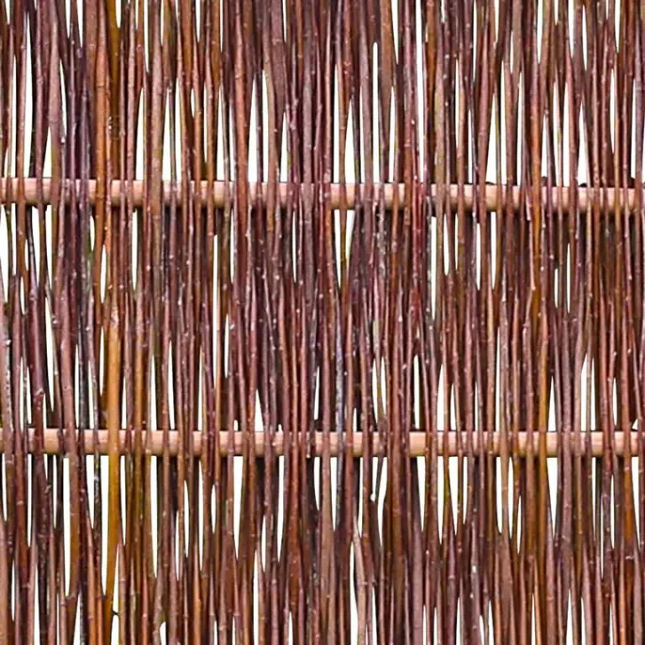 Weidenzaun LATO Solid, senkrecht geflochten, B 180cm x H 180cm