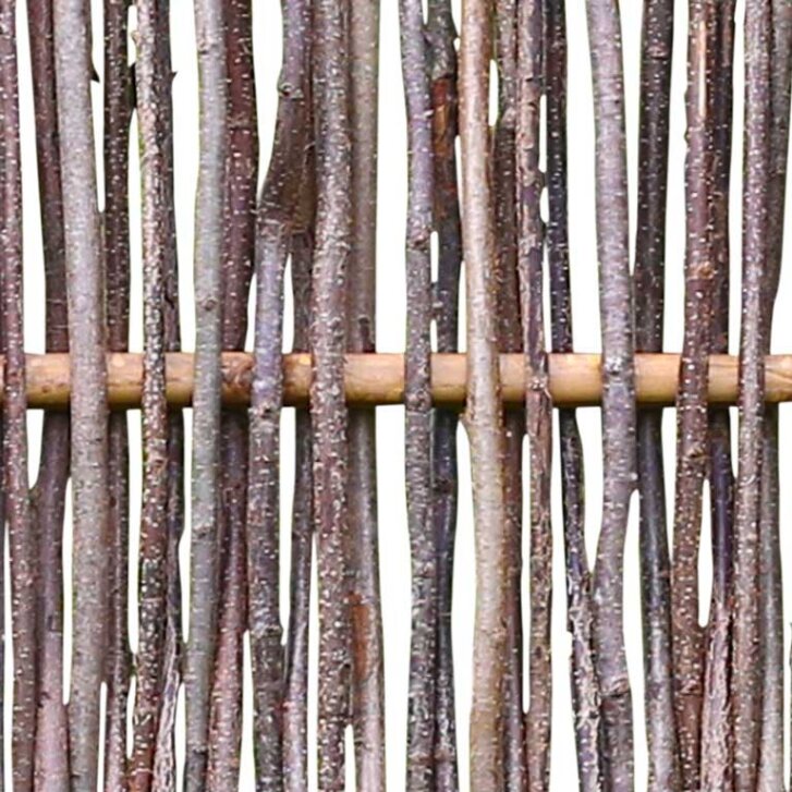 Haselnusszaun LATO Kompakt, senkrecht geflochten, 120cm x 180cm