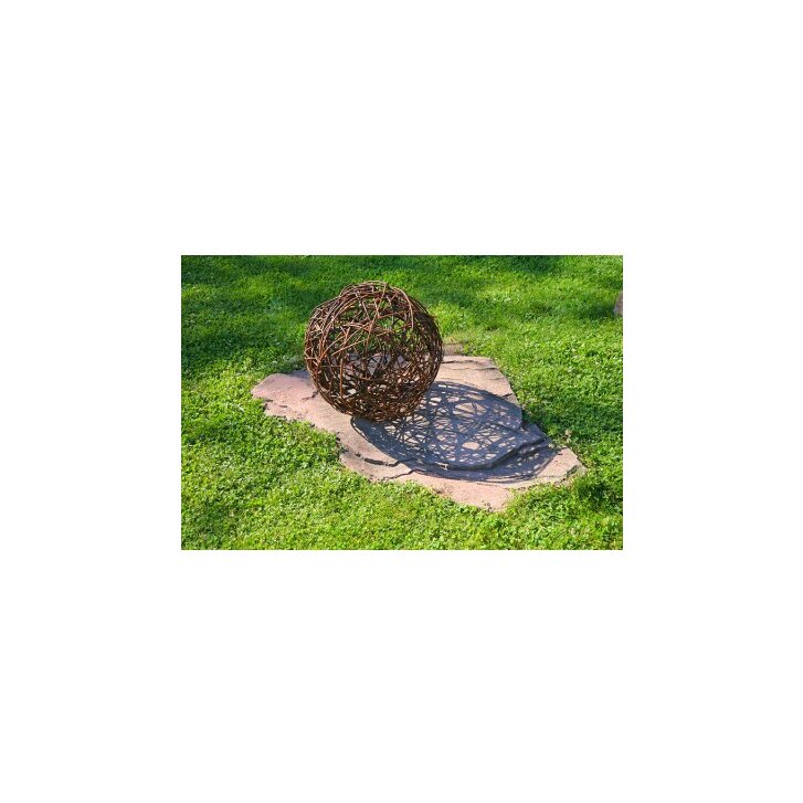 Weidenkugel, Dekokugel ungeschälte Weide, Ø 45cm