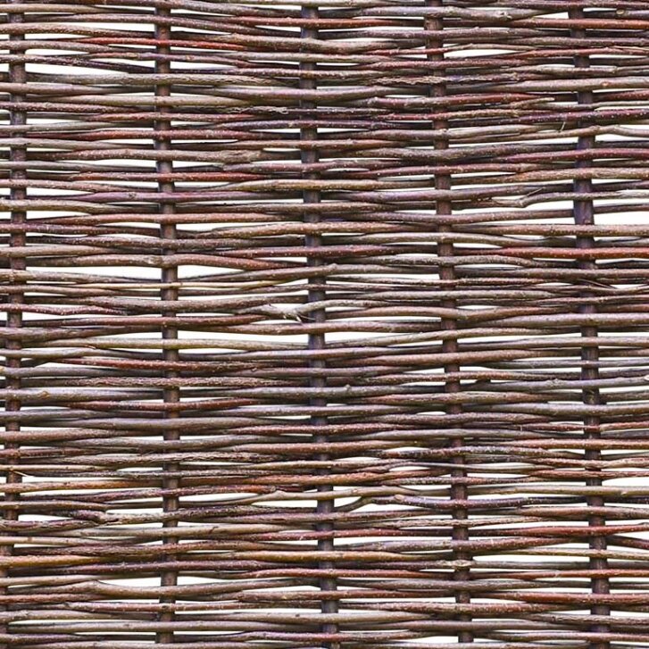 Haselnusszaun BALDO Stabil, waagerecht geflochten, 90cm x180cm