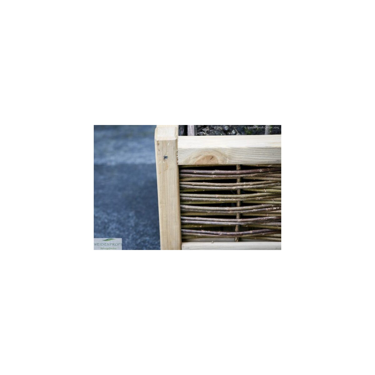 stylische blumenksten JARDI 50 Anthrazit  Balkonkasten 50x17x17 cm 8 kg Naturschiefer Schwa   CLIMAQUA