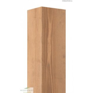Holzpfosten Kiefer 4-kant, gebeizt 7cm x 7cm x 150cm