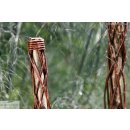 Rankstab aus Haselholz mit Weide umflochten - 130 cm
